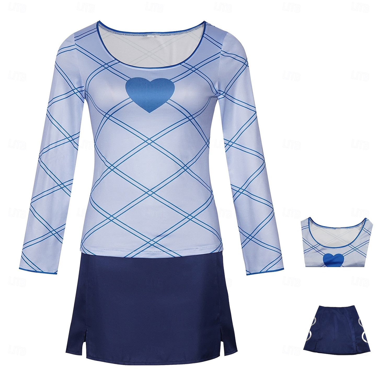 Aventurier des océans Pirate au chapeau de paille Costume de cosplay Tenues Anime for Femmes Adulte Halloween Carnaval Mascarade Vacances Performance Salon de l'Anime de 2026 ? $40.99 –P4