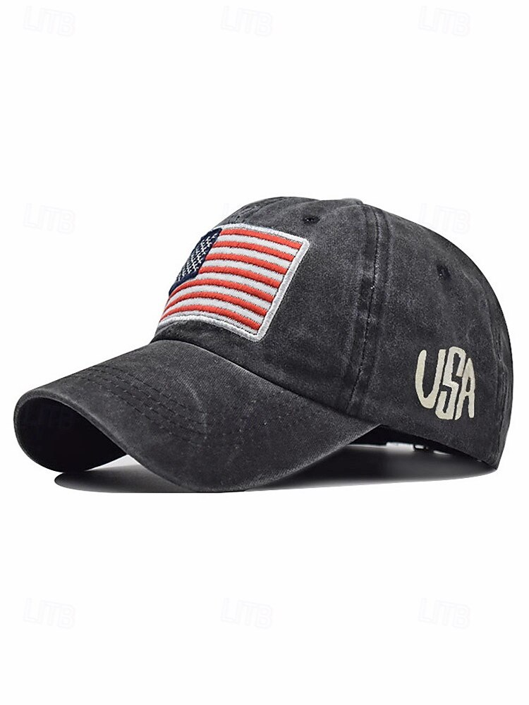 United States 250th Anniversary Menns Brodert USA Baseball Cap Justerbar Caps i bomull Flerfarget Patriotisk Flaggbdesign USA Uavhengighetsdag Festivaler og Hverdagscasual 2026 - $11.99 –P5