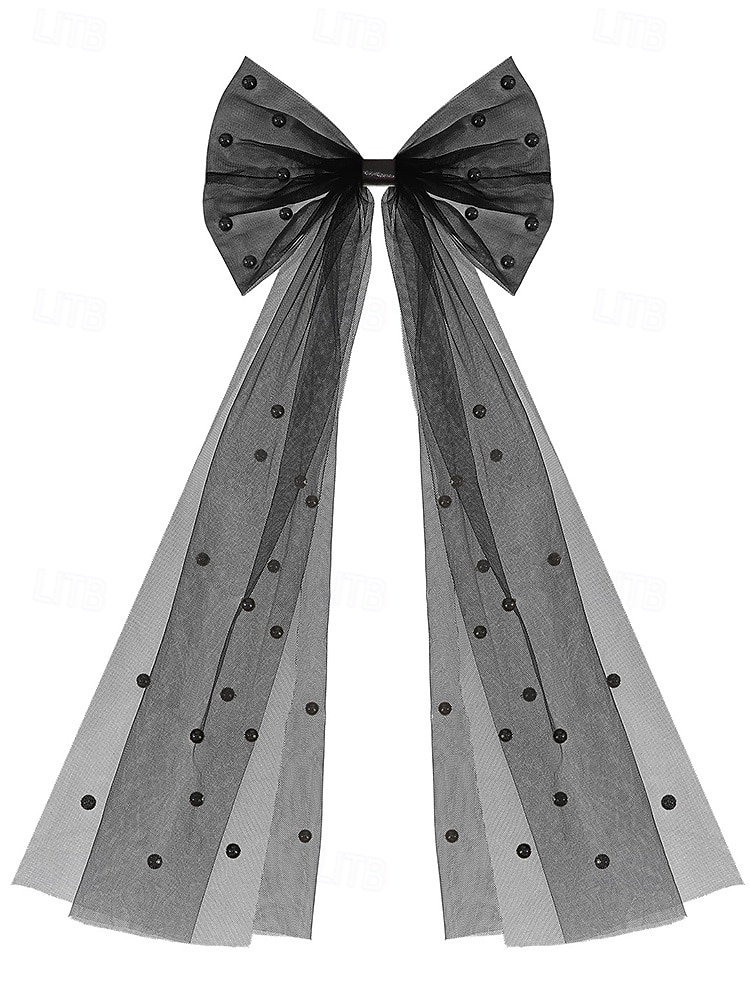 Elegante bruidssluier van tule met vlindermotief en imitatieparels, een bruidshoofdtooi van mesh in verschillende kleuren voor formele avondfeesten en bruiloften, en een haaraccessoire voor gala's en speciale gelegenheden. 2026 - $11.99 –P9