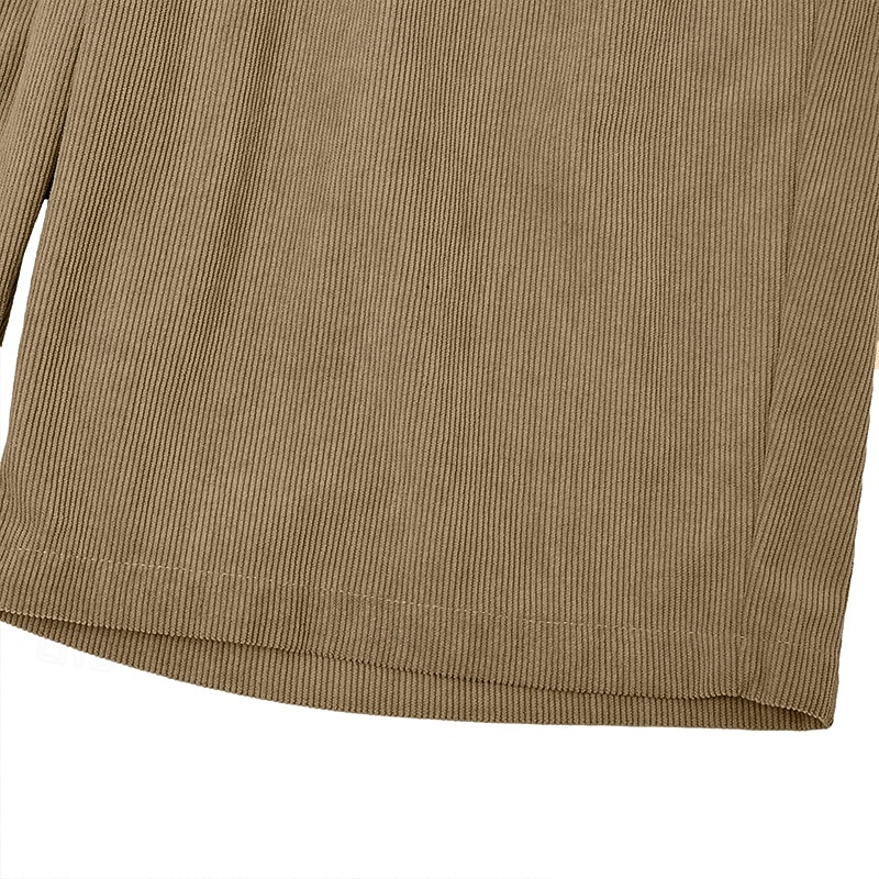 Męskie Szorty Letnie szorty Szorty na co dzień Sztruksowe szorty Ściągana na sznurek Kieszeń Elastyczny pas Równina Komfort Oddychający Krótki Na zewnątrz Urlop Sportowy Codzienny Czarny Jasnozielony 2026 - $20.99 –P14