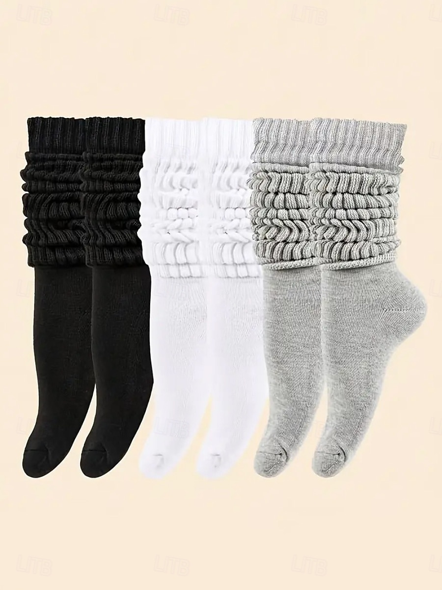 Unisex Strümpfe Täglich Heim Outdoor Einfarbig Polyester Klassisch Lässig Elastisch 5 Paare 2026 - QAR 43.89 –P1