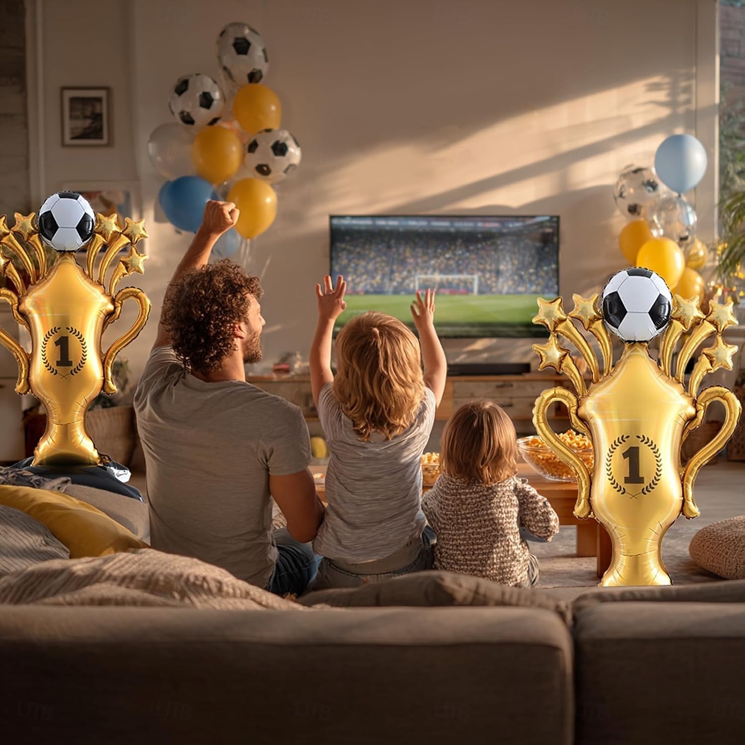 2 baloane trofeu de fotbal pentru meciul global de vară de fotbal din 2026, baloane mari din folie pentru trofeu, 59 inch, balon cu minge de fotbal pentru decorațiuni de petrecere de fotbal, ziua de 2026 - $21.99 –P3