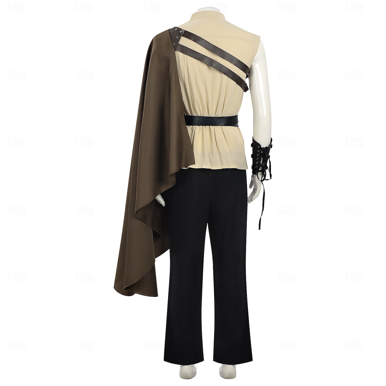 Médiéval Renaissance Costume élégant Guerrier Chevalier Viking Déguisement Homme Viking Fantaisie Halloween Carnaval Performance LARP Foire de la Renaissance Adulte Chemise Pantalon Ceinture de 2026 ? $108.99 –P3