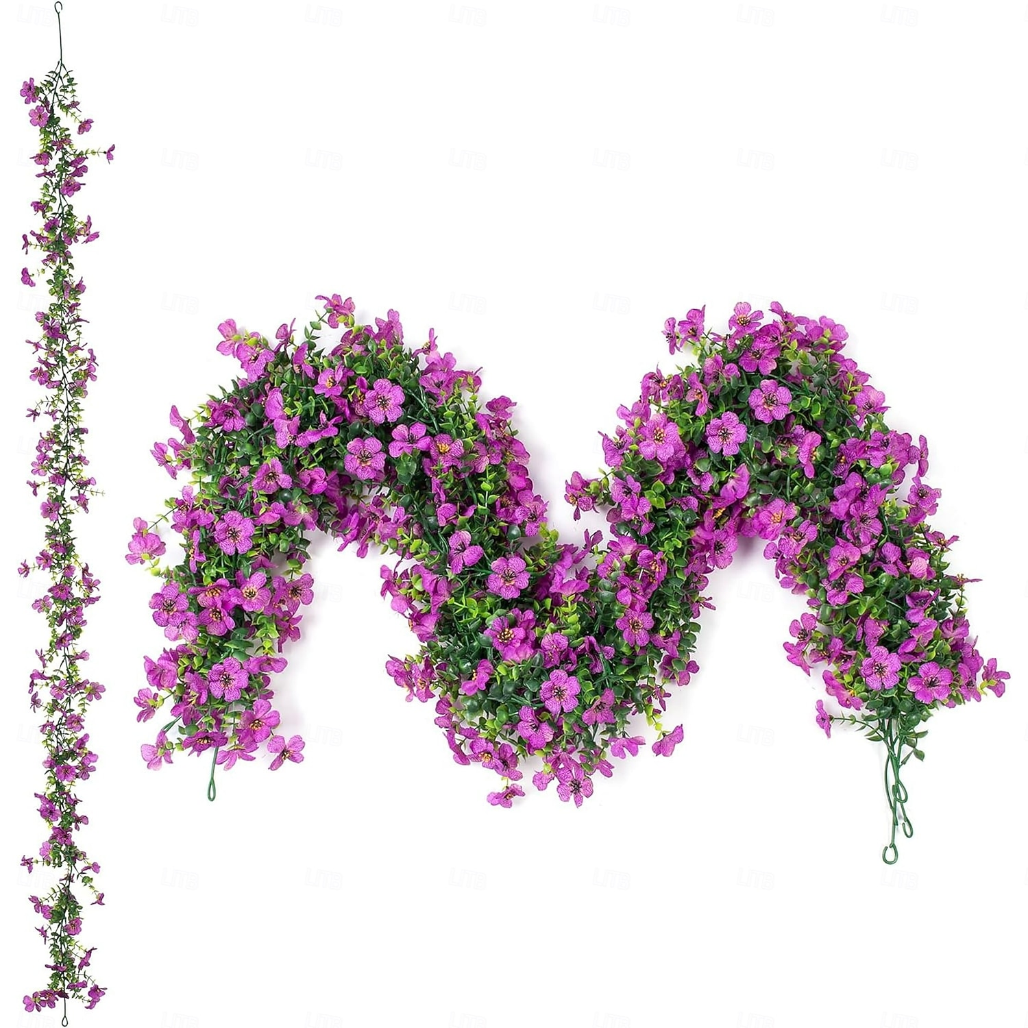 Ghirlanda di fiori artificiali edera, confezione da 4 decorazioni da 1,8 m resistenti ai raggi UV, finte margherite rampicanti in seta, fiori appesi per casa, giardino, matrimonio, decorazioni del 2026 a $32.99 –P1