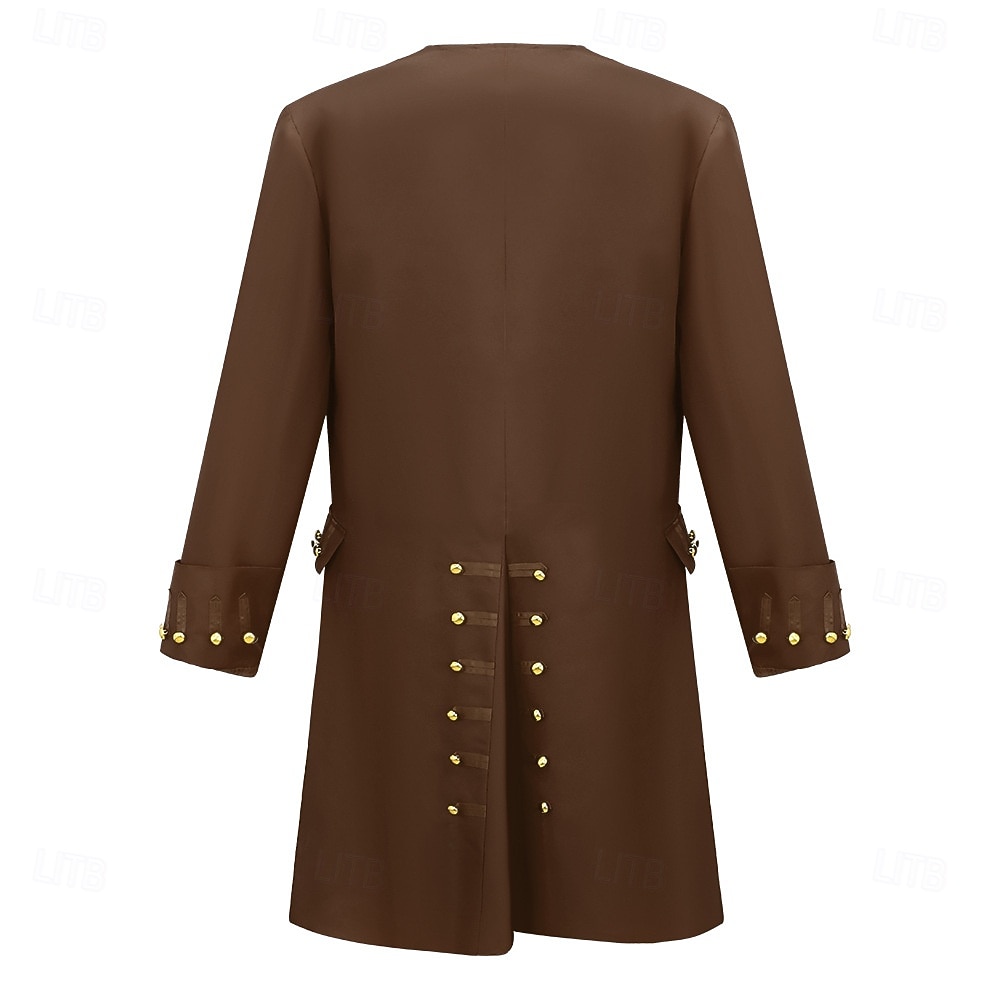 Retro Vintage Rococó Vitoriano Casacos Manga Comprida Traje Real Fantasia Homens Dia Das Bruxas Carnaval feira renascentista LARP Adulto Blusa de 2026 por $70.99 –P8