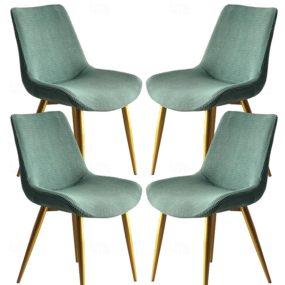4PCS  Dining Chair Slipcover Stretch Chair Seat Cover for Dining Room Chair Protectors Covers Dining, Soft Thick Washable 2026 - $43.99 –P6
