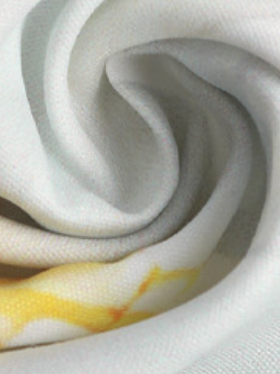 Women's Vacation Skirt Fashion Casual Midi High Waist Skirts Floral Print Micro-elastic Daily Street Beige Spring Polyester 2026 - $34.99 –P7