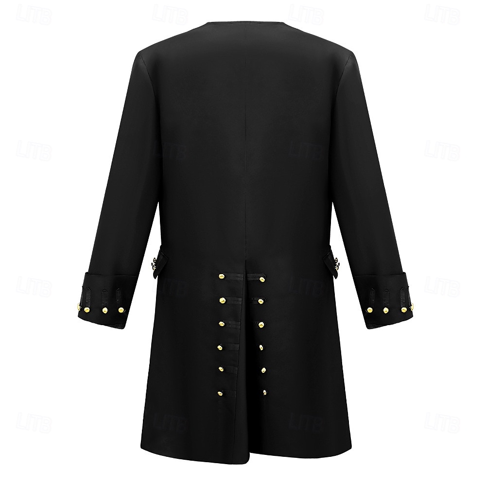 Retro Vintage Rococó Vitoriano Casacos Manga Comprida Traje Real Fantasia Homens Dia Das Bruxas Carnaval feira renascentista LARP Adulto Blusa de 2026 por $70.99 –P12