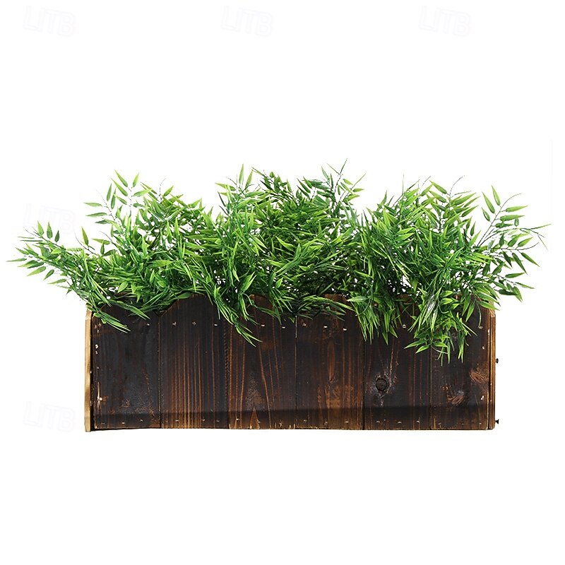 6 wiązek sztucznych liści bambusa, sztuczne kwiaty z tworzywa sztucznego do dekoracji wnętrz, kompozycja stołowa do salonu i ogrodu 2026 - $19.99 –P6