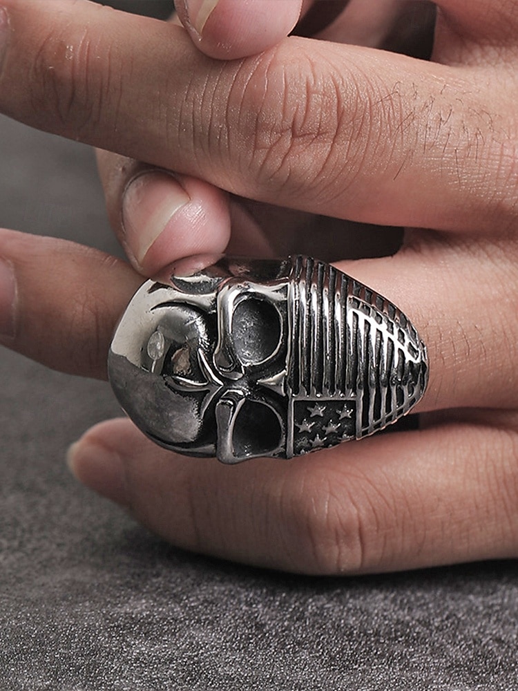 Η 250η Επέτειος των Ηνωμένων Πολιτειών Ανδρικό Δαχτυλίδι από Ανοξείδωτο Χάλυβα με Σχέδιο Αμερικανικής Σημαίας Πολύχρωμο Ιδανικό για την Ημέρα της Ανεξαρτησίας Καθημερινή Χαλαρή Φορεσιά 2026 - $14.99 –P4