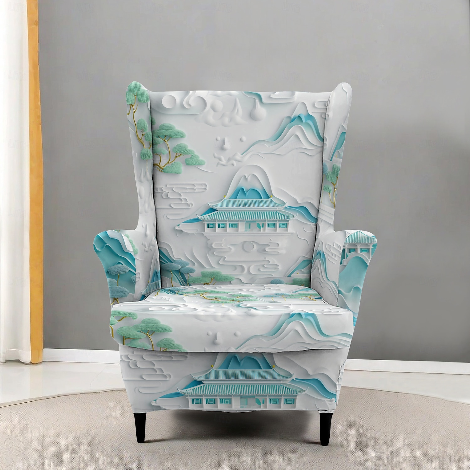 Yksipaikkaisen sohvan päällinen, joustava nojatuolin suoja, pölytiivis, joustava päällinen, moderni joulu- ja maalaistalotyylinen tuolinpäällinen nojatuoleihin ja lepotuoleihin 2026 - $51.99 –P13