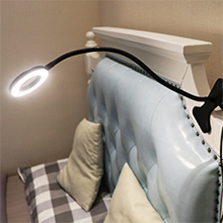 1 LED-Klemmleuchte, 48 LEDs, 3 Farbmodi, Helligkeit einstellbar, flimmerfrei, augenschonend, 5V USB-Stromversorgung, geeignet für Arbeitszimmer, Büro, Nachttisch, Live-Stream-Beleuchtung 2026 - $10.49 –P9