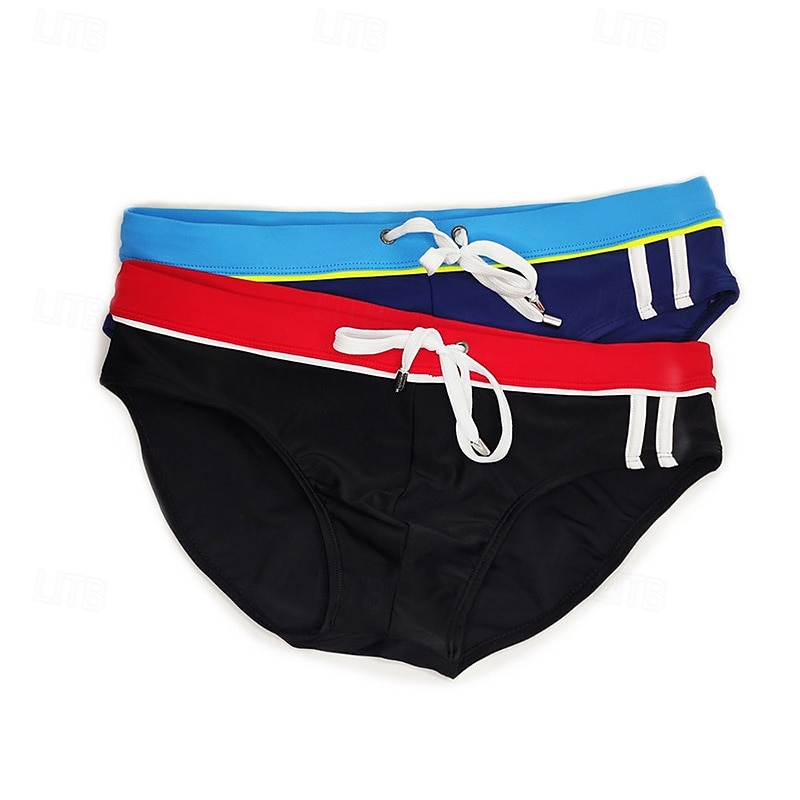 Homme Shorts de bain Short de bain Slips de natation imprimé Cordon de serrage Séchage Rapide Élastique Respirant Bas Surf Sports Nautiques Natation Été de 2026 ? $13.99 –P9