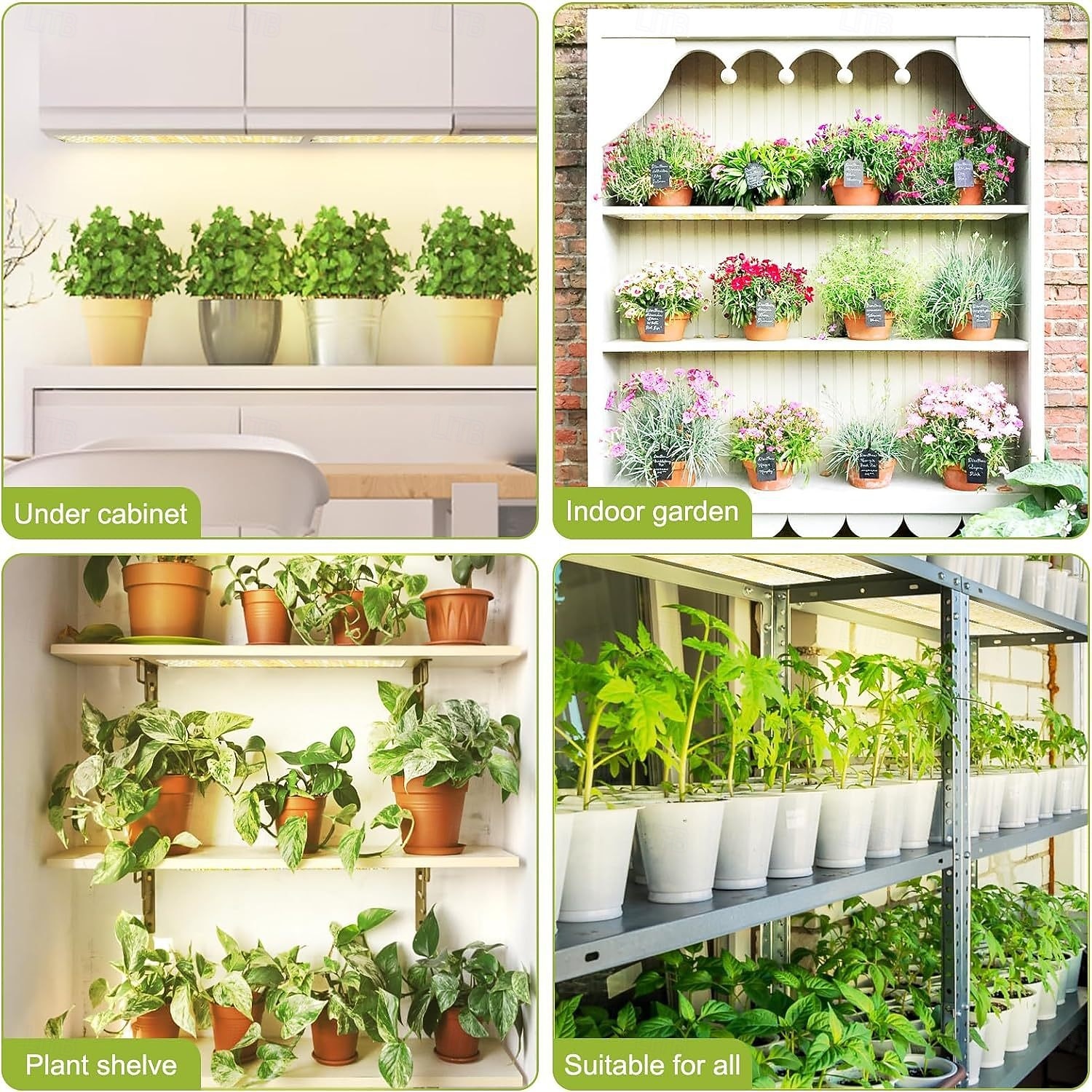 Светильник для выращивания растений, полноспектральный светильник для комнатных растений, 270/405/540 светодиодов, автоматический таймер включения/выключения на 3/9/12 часов, 3 режима освещения, 9 2026 - $26.99 –P10