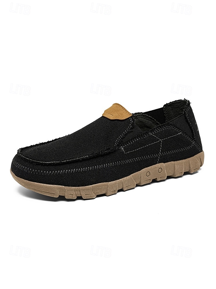 Men's Tan Slip-On Shoes, Soft Textile Upper, Durable Jute Sole, Relaxed Beachwear Style for Island & Cruise, Summer Travel & Leisure 2026 - $42.99 –P7