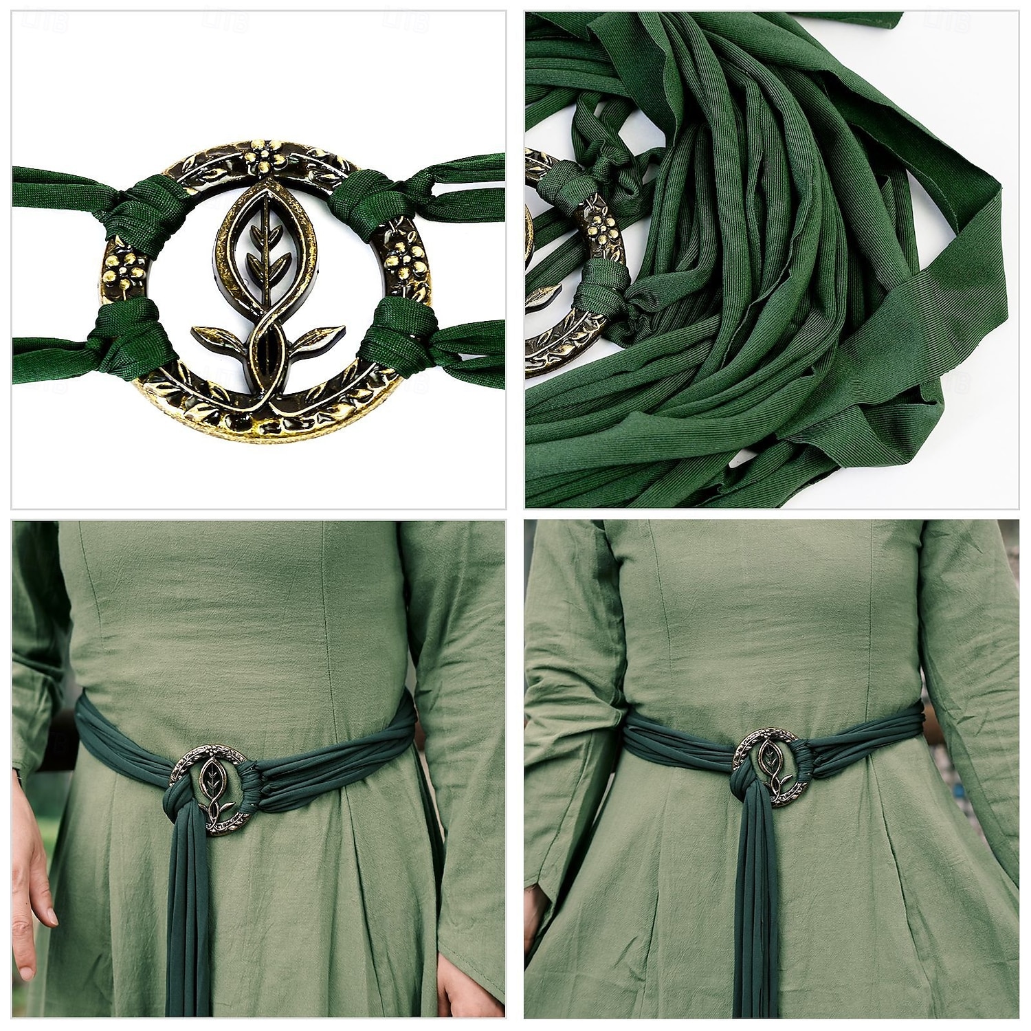 Μεσαίωνα Αναγέννησης φαντασία Ζώνη Μέσης Αξεσουάρ Ξωτικό Νεράιδα Φανταχτερή Φόρεμα Γυναικεία Φαντασία Απόκριες Επίδοση LARP Ρεν Φερ Ενηλίκων Ζώνη 2026 - $17.99 –P6