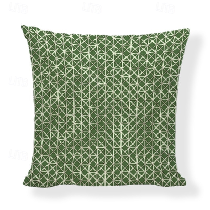 Nordic Green Plant Leaf Pattern Linen Throw Pillow Cover Decorative Cushion Cover for Sofa Bed Headboard Car and Nap Pillow Use 2026 - $11.99 –P11