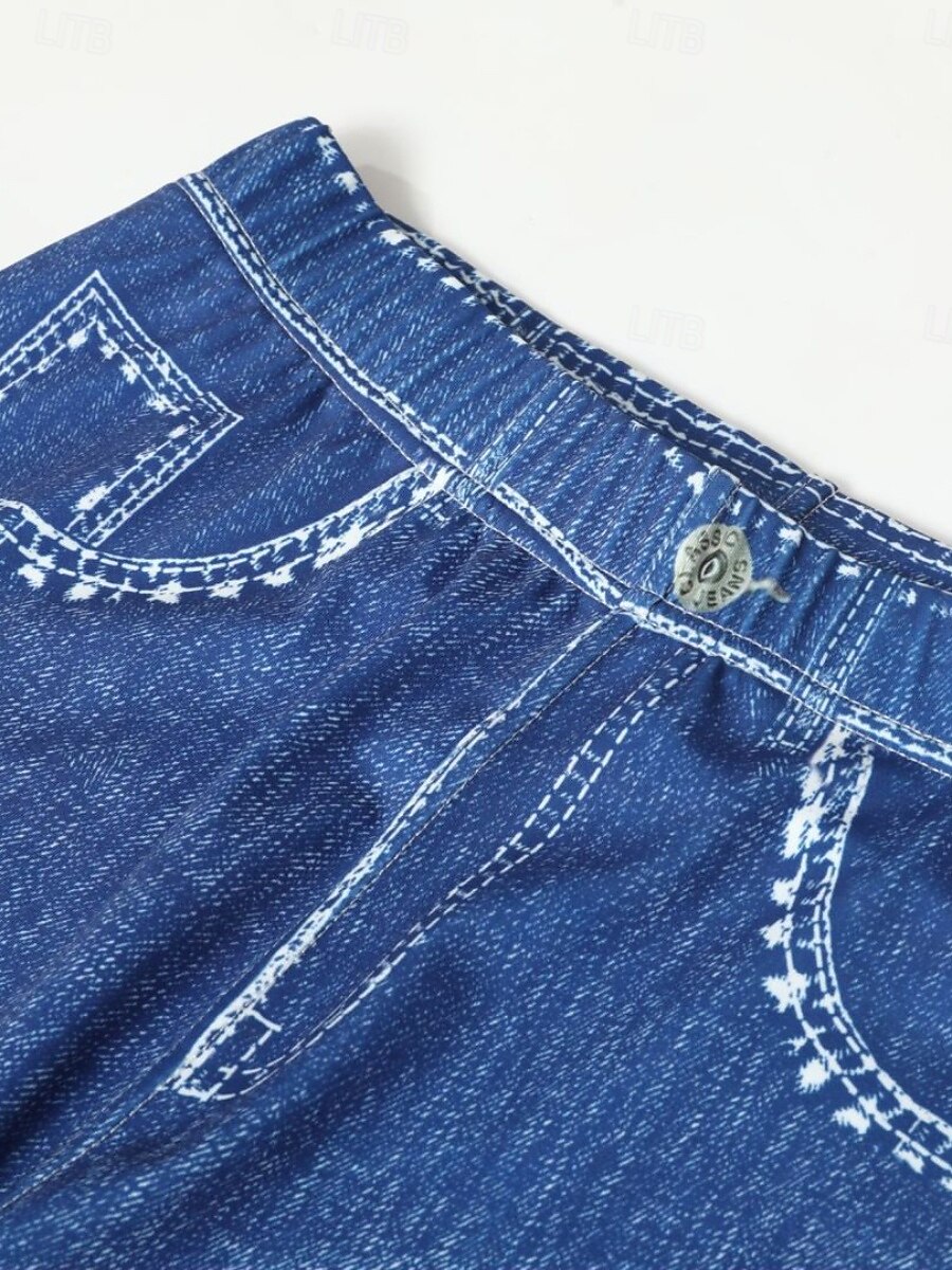 Damen Chinos Shorts Streetwear Lässig Kurz Mittlere Taillenlinie Schmetterling Drucken Bequem Dehnbar Täglich Heim Outdoor Blau Königliches Blau Hellblau Sommer Frühling Lässiger Schnitt 2026 - $10.99 –P11