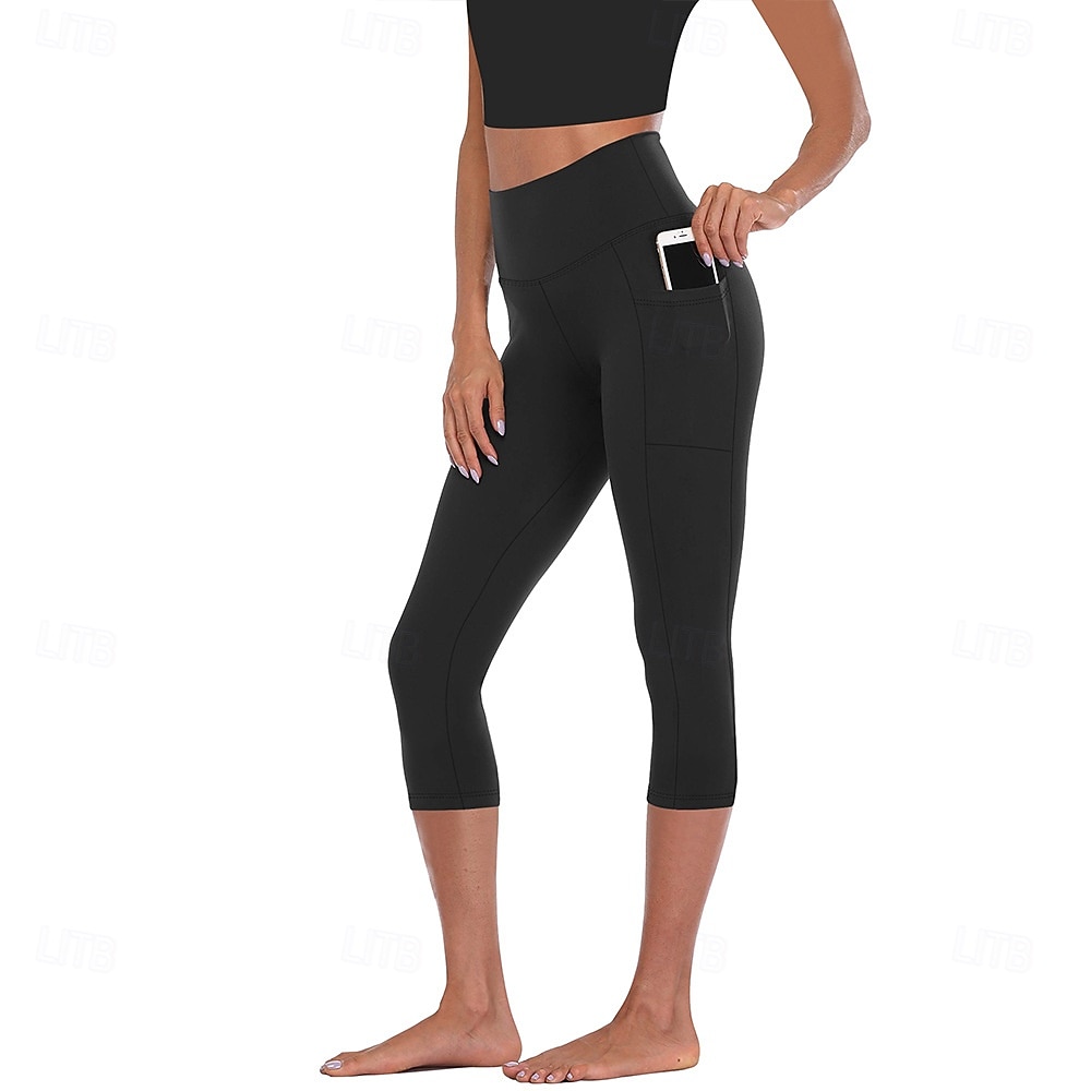 Damen Leggings Urlaub Mode Streetwear Wadenlang Hohe Taille Einfach Elastischer Bund Bequem Komfort Weich Hohe Elastizität Innen Yoga Dunkelgrau Wein Marinenblau Schwarz Frühling Herbst Lässiger 2026 - $16.99 –P1