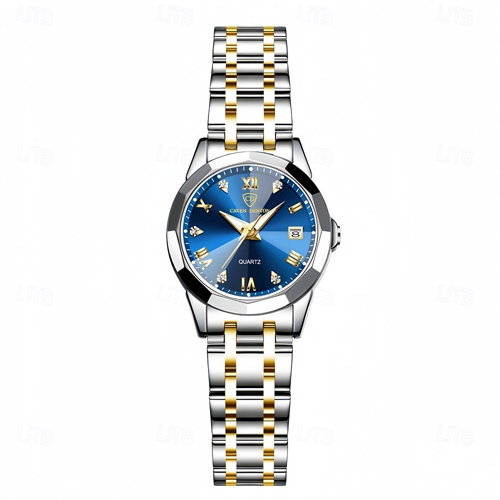 ceas de damă, ceas de lux cu farmec pentru femei, decorațiuni cu diamante, funcție de calendar, afișaj cu lumină de noapte, ceas casual la modă pentru femei, cele mai bune accesorii pentru femei și 2026 - $24.99 –P1