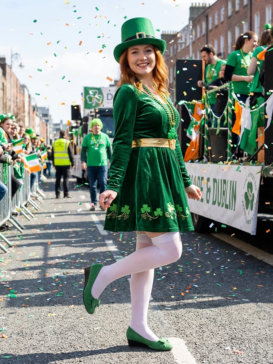 Women's St. Patrick's Day Green Bow Ballet Flats - Casual Slip-On Comfort Low Heel Dress Shoes, Festive Irish Style for Parades, Parties, Holiday Events, Office Wear & Daily Casual Outfits 2026 - $19.99 –P9