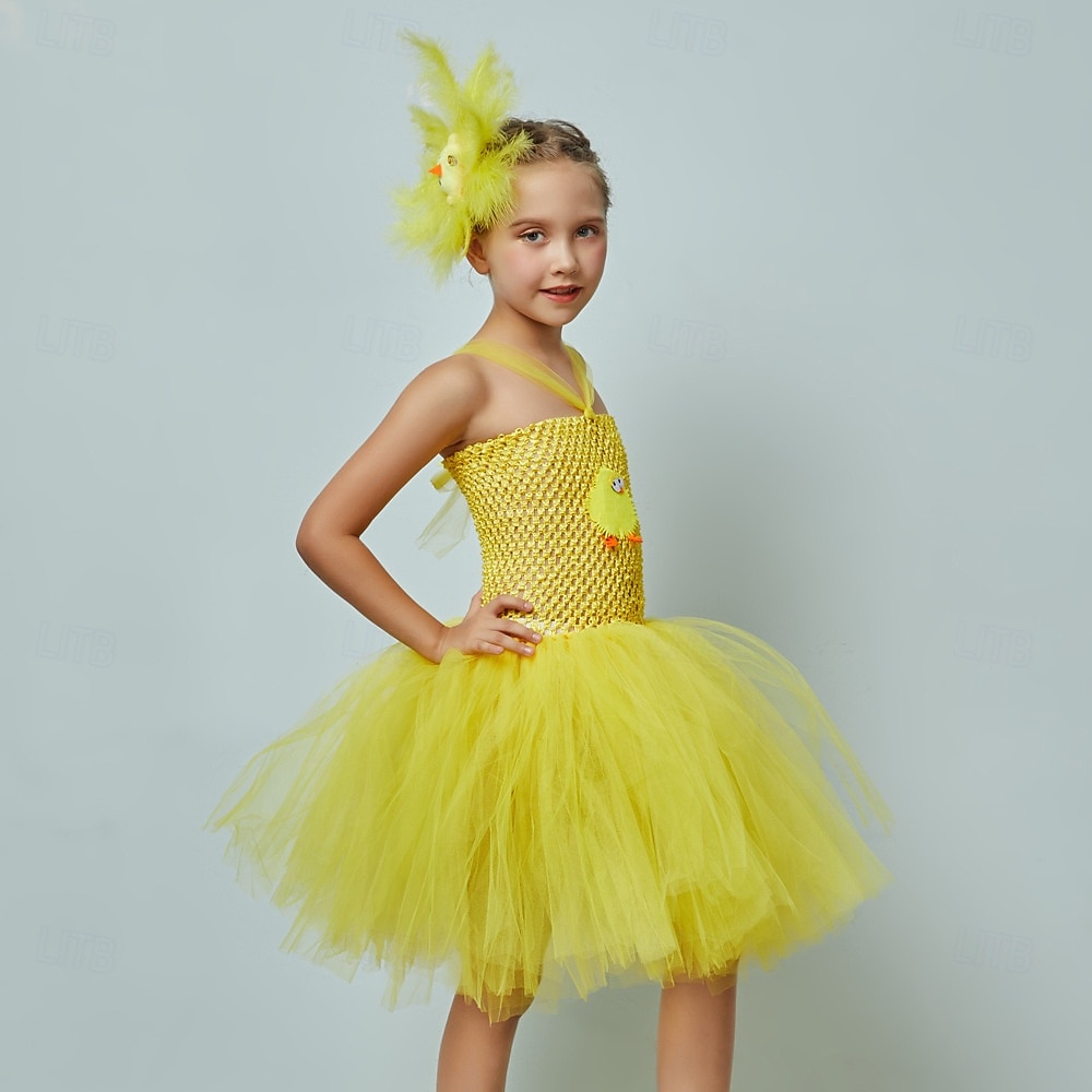 Petrecere Costum Animal Drăguţ Pentru copii Fete Zuia Copiilor Paște Performanță Îmbrăcați-vă 2026 - $32.99 –P5