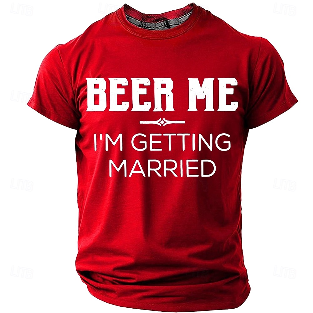 Voor heren Grappig jargon T-shirt Korte mouw T-shirt 3D-afdrukken Strakke ronde hals Overhemd Modieus Dagelijks Dagelijks Straat blauw Zwart Rood Zomer Lente Kleding S M L XL XXL XXXL 2026 - $21.99 –P4