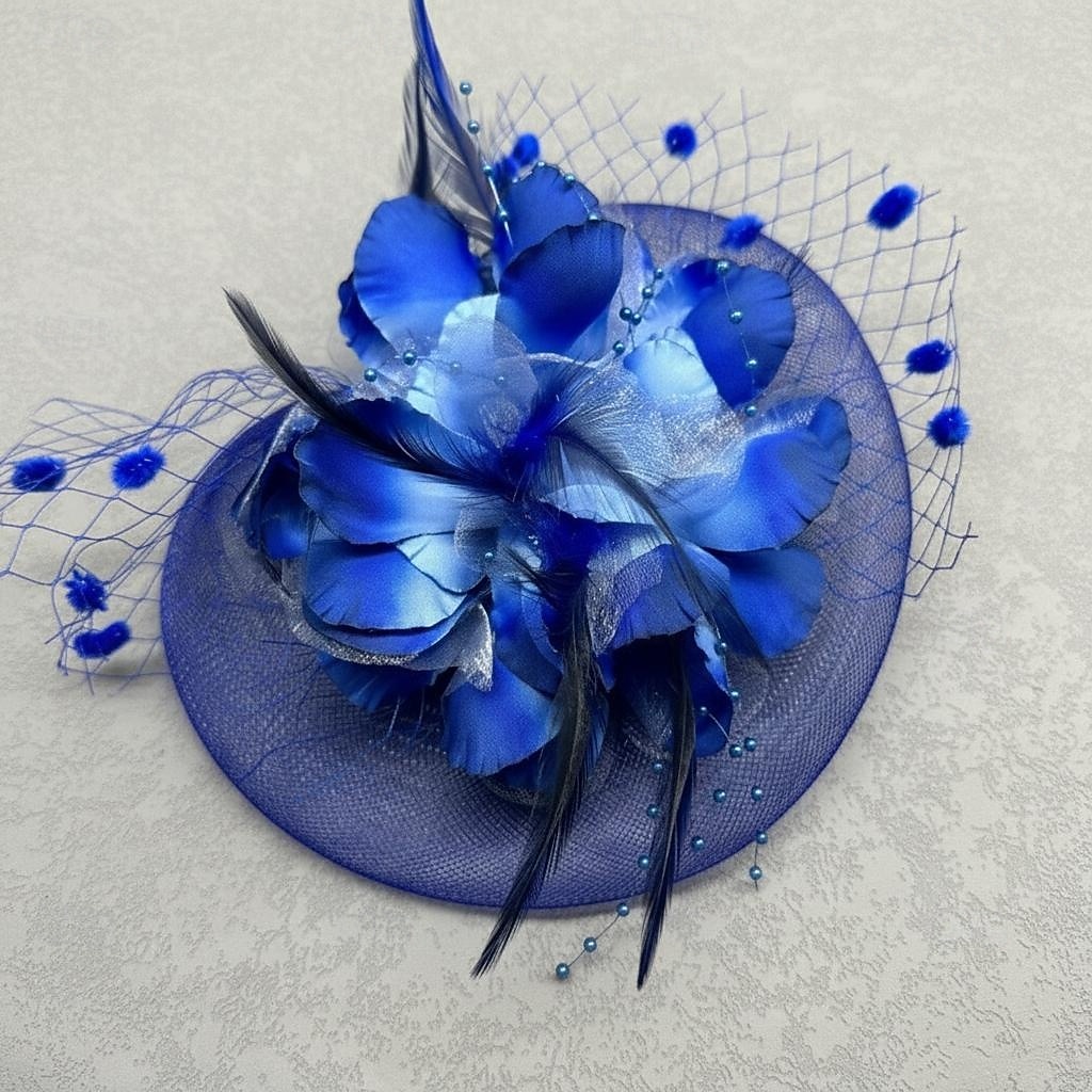 Derby Fascinator Gentlewoman Floral Fancy Dress Unisex Masquerade Tea Party Ascot Horse Racing Festival Adults' Headpiece 2026 - $27.99 –P6