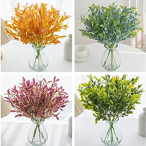 6 szt. sztucznych roślin pieniężnych, sztuczna zieleń, plastikowa roślina doniczkowa z liśćmi, sztuczna roślina doniczkowa w stylu europejskim do wystroju domu & wyświetlacz 2026 - $19.99 –P1