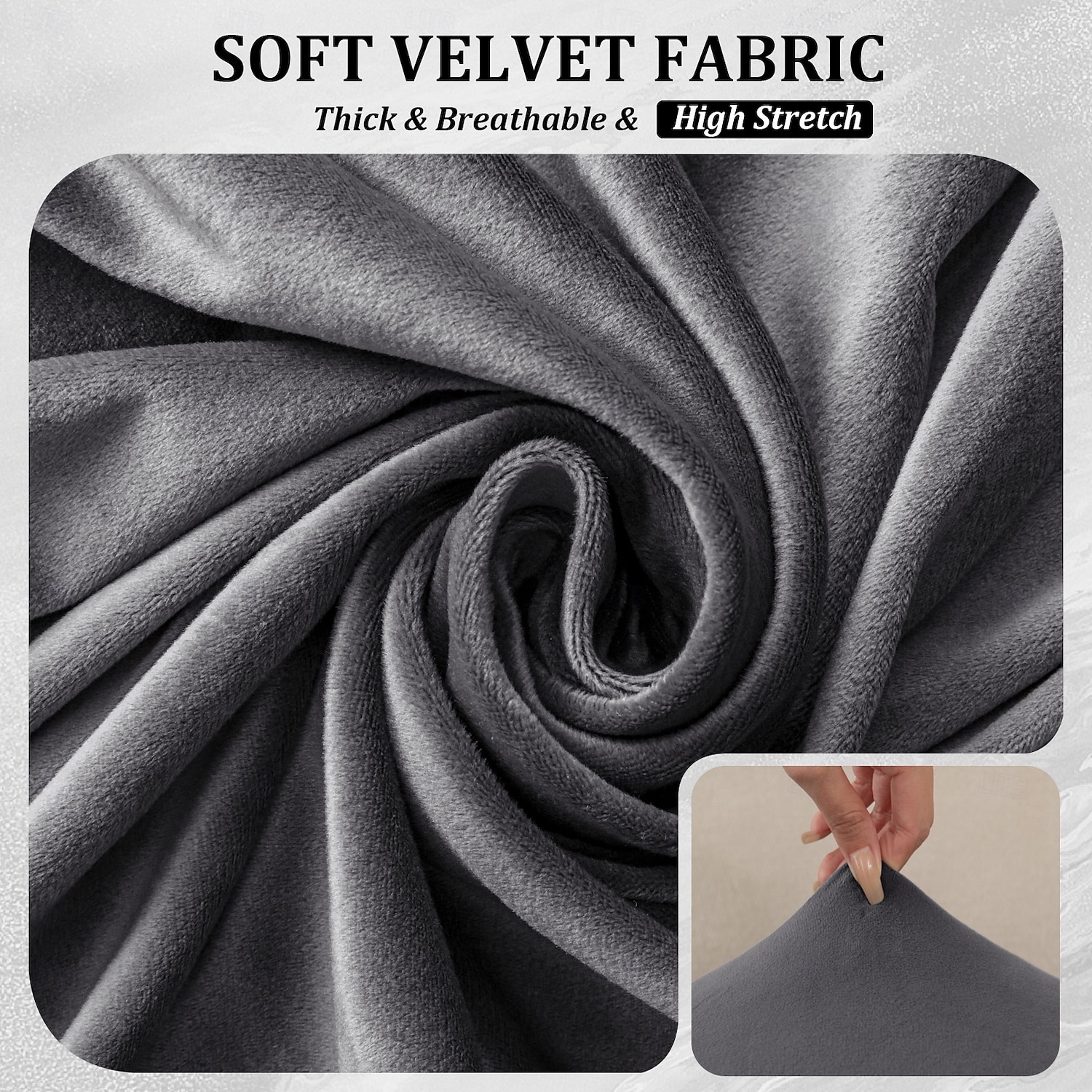 10 Pieces Sofa Cushion Covers for U-Shaped Modular Sectional Couch with 4 Seat 4 Back 2 Arms, Stretch Velvet Upholstered Covers for Sofa Bed with Deep Double Chaise 2026 - $132.99 –P4