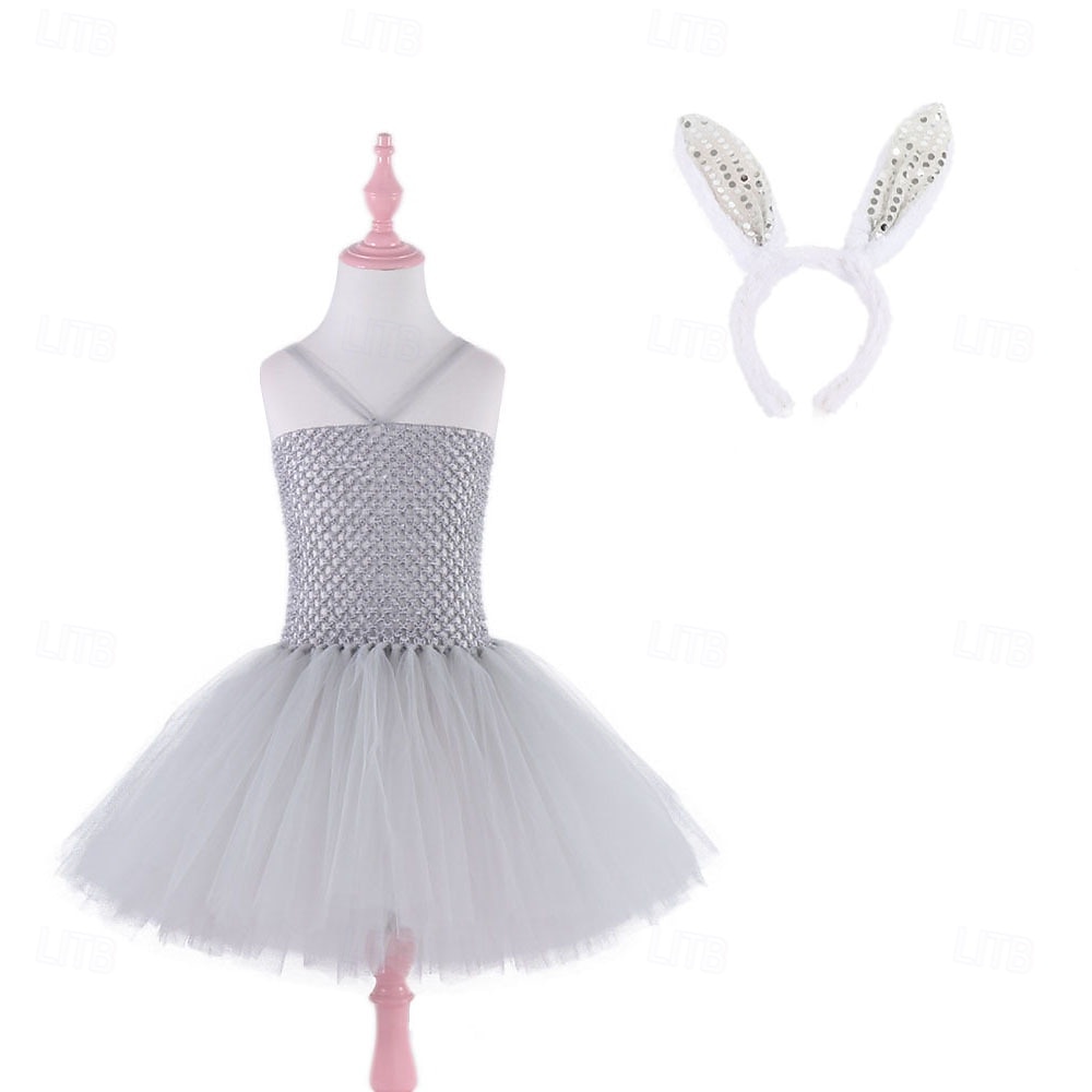 Tutu Robe Tier Kaninchen Osterhase Kleider Lustig Kinder Mädchen Halloween Karneval Ostern Karneval Party Verkleiden 2026 - $23.99 –P6