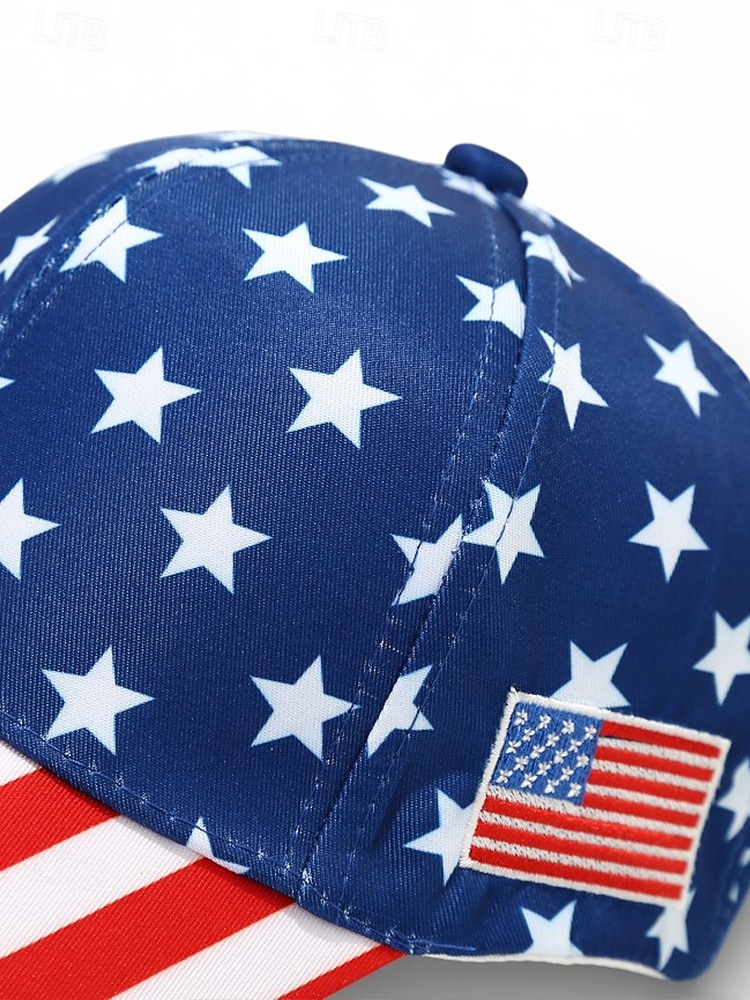 Gorra de Béisbol de Poliéster para Mujeres del 250 Aniversario de los Estados Unidos con Impresión de Bandera de EE.UU. Múltiples Patrones Disponibles Ideal para EE.UU. Día de la Independencia y Uso 2026 - AU $21.99 –P11