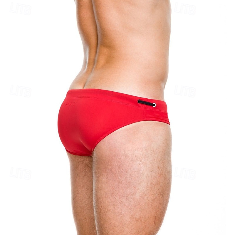 Per uomo Costume da bagno Costume da Bagno Slip mare Tinta unita Coulisse Asciugatura Rapida Elastico Traspirante Pantaloni Surf Sport Acquatici Nuoto Estate del 2026 a $13.99 –P7