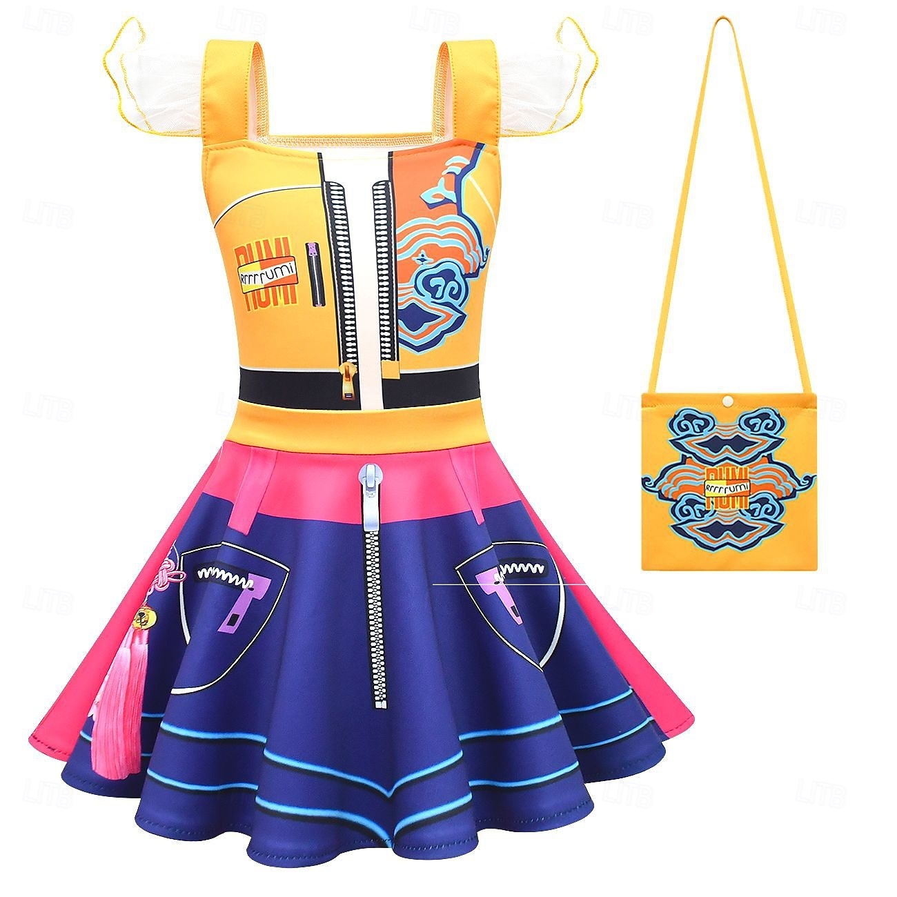Inspirado em Kpop Inspirado em ídolos coreanos Estrela pop Vestidos Filme Ativo for Para Meninas Infantil Dia Das Bruxas Carnaval Diário de 2026 por $27.99 –P3