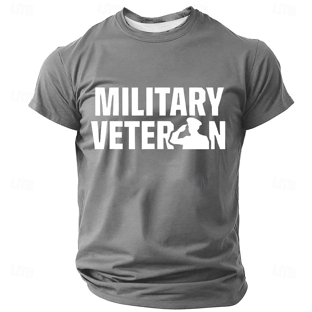 4. července 2026 250. výročí památného dne Pánské vlastenecké tričko s grafikou veterána crew neck s krátkým rukávem 2026 - $21.99 –P5