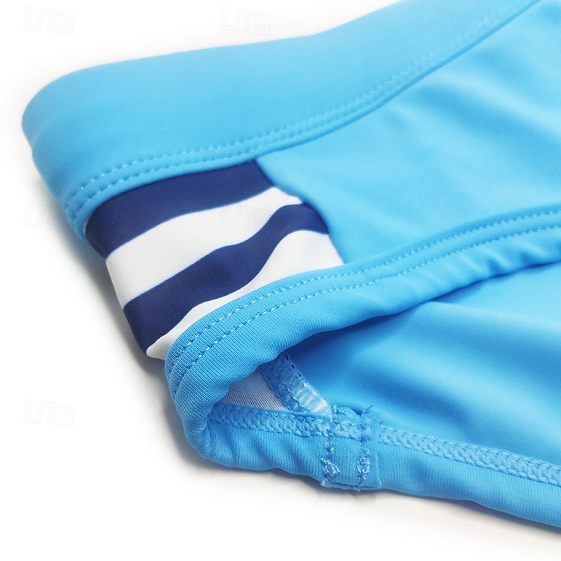 Férfi Úszónadrágok Fürdőnadrág Boxer fazonú fürdőnadrágok Csík Zsinór Gyors szárítás Rugalmas Légáteresztő Alsók Szörfözés Vízi sportok Úszás Nyár 2026 - $15.49 –P18