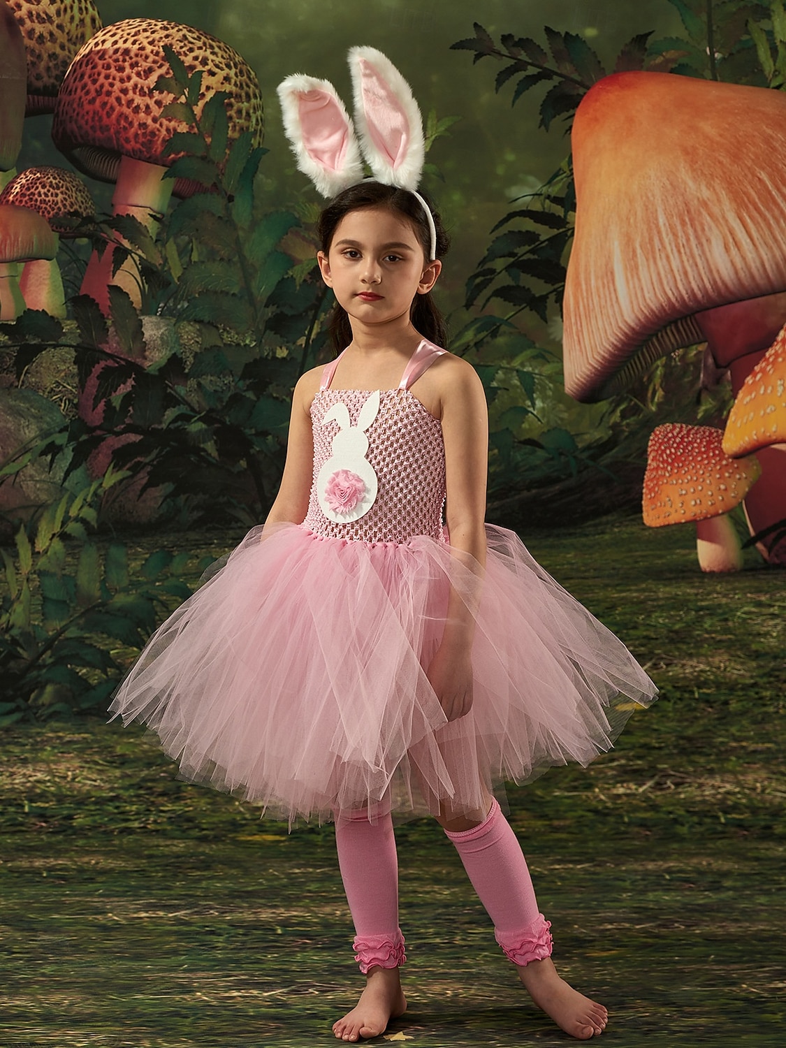 Tutu Robe Tier Kaninchen Osterhase Kleider Lustig Kinder Mädchen Halloween Ostern Karneval Party Verkleiden 2026 - $26.99 –P8