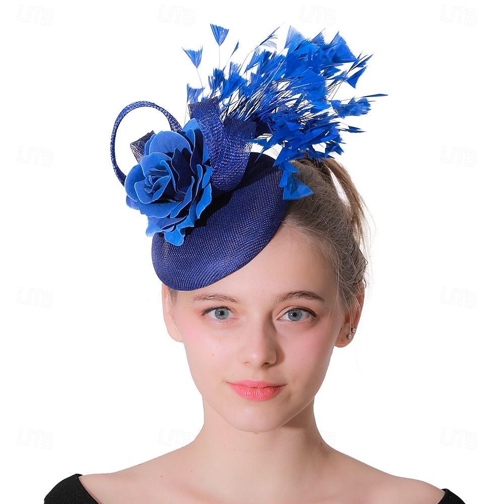Derby Headpiece Fascinator Hat Fascinator Gentlewoman Floral Fancy Dress Women's Masquerade Tea Party Ascot Horse Racing Festival Adults' Headpiece All Seasons 2026 - $29.99 –P2