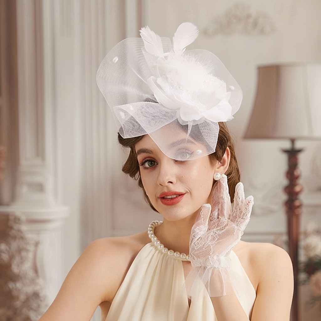Derby affascinante Gentildonna Floreale Costume Per donna Mascherata Ricevimento di matrimonio Ascot Festival delle corse di cavalli Adulti Copricapo del 2026 a $24.99 –P4