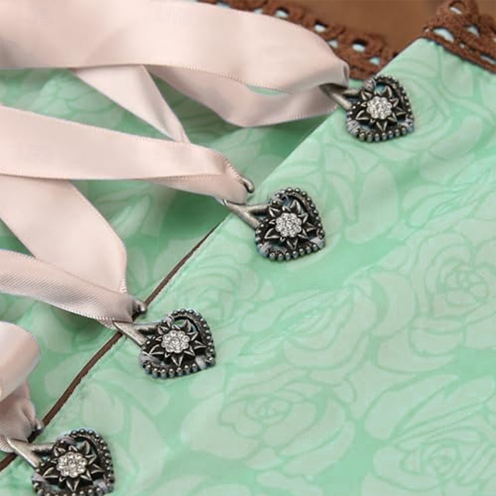 Oktoberfest Šaty Zástěra Dámské šaty Služka Bavorský němčina Mnichov Louky Dámské Párty Pivní festival Tradiční Styl Tkanina Bez halenky 2026 - $96.99 –P8