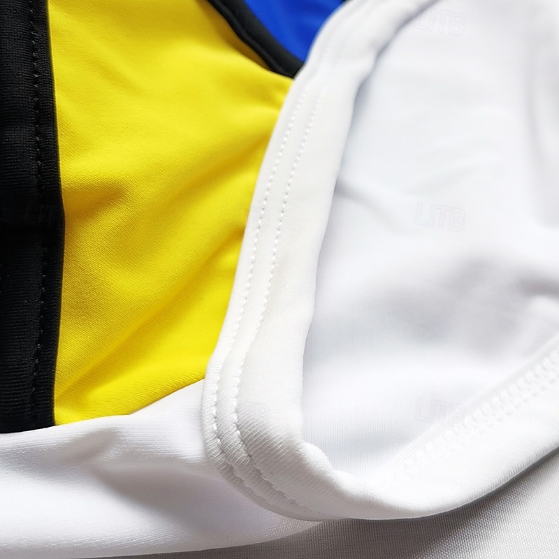 Homens Shorts de Natação Calção Justo de Natação Sunga de Natação Bloqueio de cores Secagem Rápida Esticar Respirável Calças Surfe Esportes Aquáticos Natação Verão de 2026 por $13.99 –P16