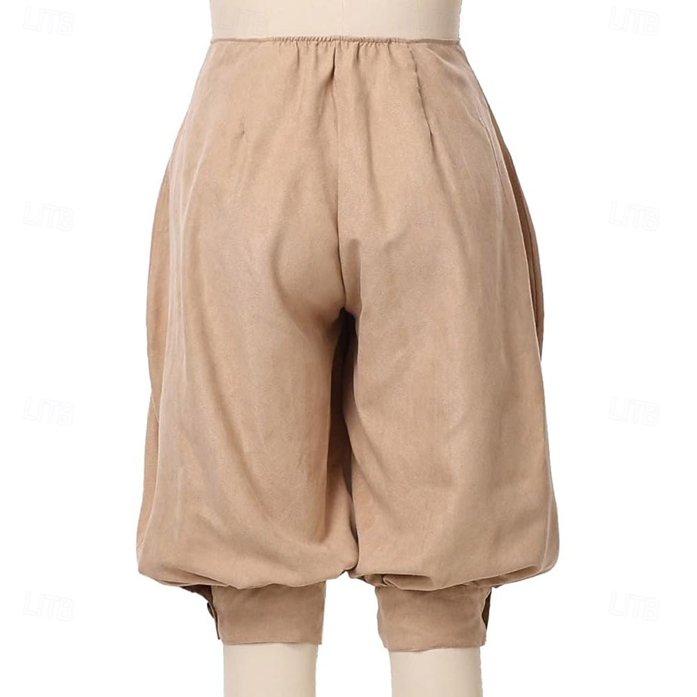 Mittelalterlich Renaissance Steampunk Piratenhose Pirat Kostüm Damen Vikinger Seeräuber Fantasie Leistung LARP Renaissance-Messe Erwachsene Hose Frühling 2026 - $42.99 –P3