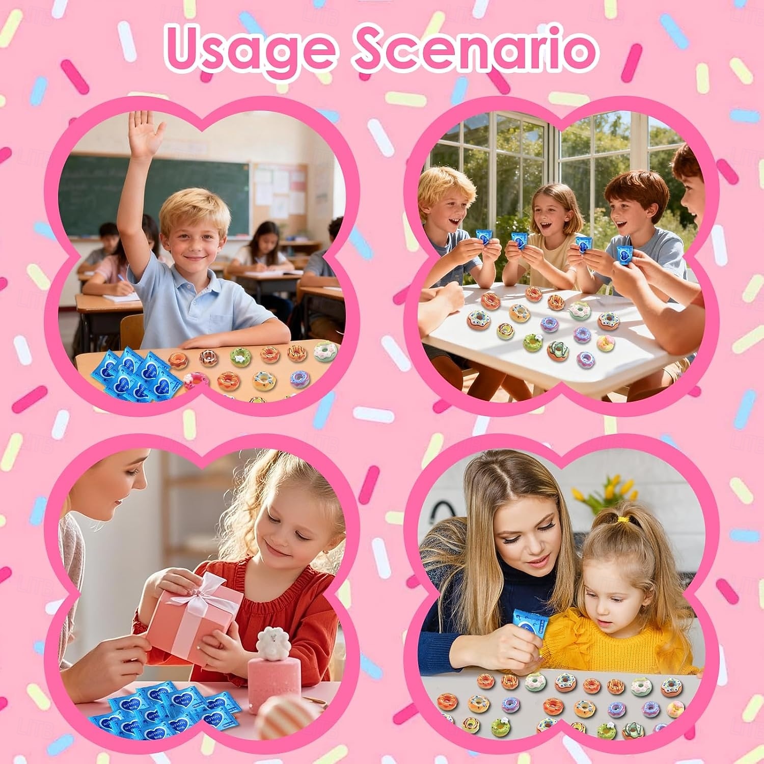 2026年 暗闇で光るミニ樹脂製動物、50/100/200個入りミステリーバッグセット、アヒル、ウサギ、猫、カメなど、DIYクラフト、妖精の庭、家の装飾、子供用コレクション &大人  コレクション – $9.99 –P6