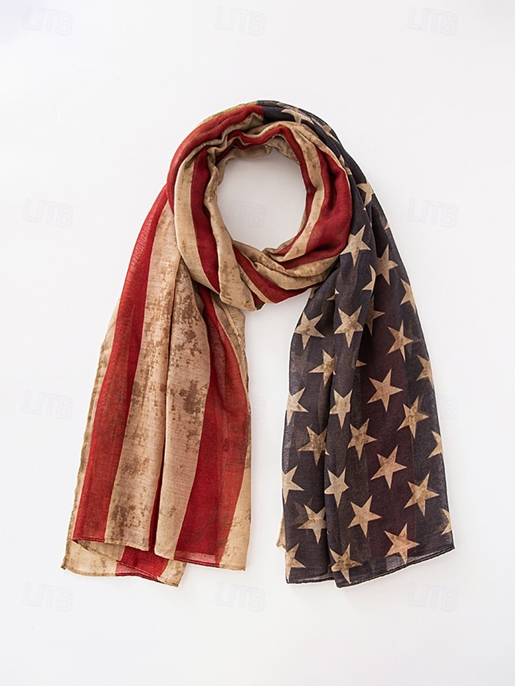 Foulard in poliestere femminile dell'anniversario dei 250 anni degli Stati Uniti disponibili in più modelli leggero e traspirante per primavera e estate perfetto per USA Giorno dell'Indipendenza e del 2026 a $14.99 –P5