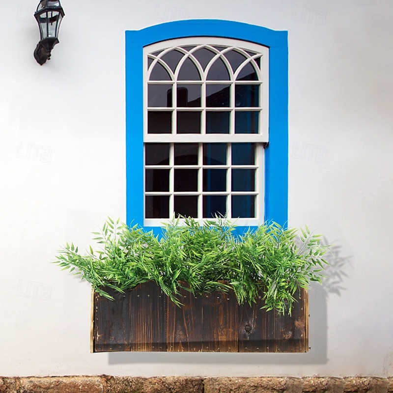 6 wiązek sztucznych liści bambusa, sztuczne kwiaty z tworzywa sztucznego do dekoracji wnętrz, kompozycja stołowa do salonu i ogrodu 2026 - $19.99 –P4