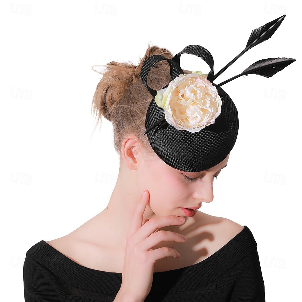 Fascinator Hat Fascinator Gentlewoman Fancy Dress Women's Masquerade Tea Party Ascot Horse Racing Festival Adults' Hat 2026 - $43.99 –P1