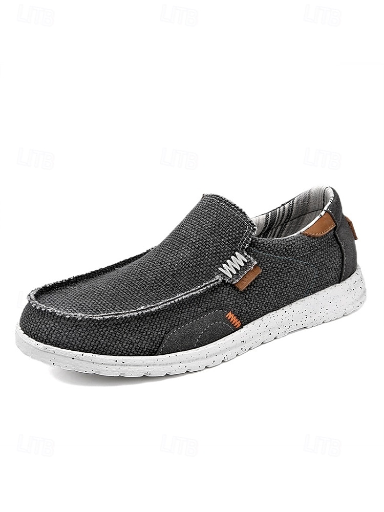Espadrile slip-on bleumarin pentru bărbați, cu partea superioară respirabilă și talpă de iută, croială confortabilă pentru ținute de insulă și croazieră, ținute de plajă și activități de agrement 2026 - $42.99 –P10