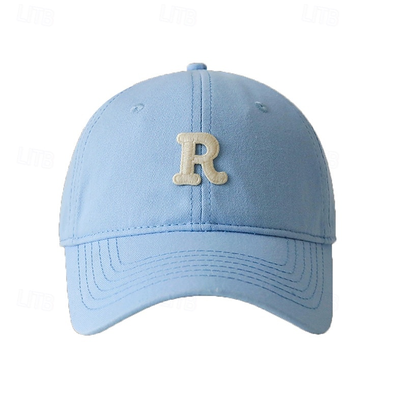 Masculino Boné de beisebol Azul Claro Preto Misto de Algodão Bordado Monograma Chique & Moderno Casual Diário Casual / esportivo Casual Diário Ao ar livre Tecido Frases e Citações Proteção Solar de 2026 por $11.99 –P5