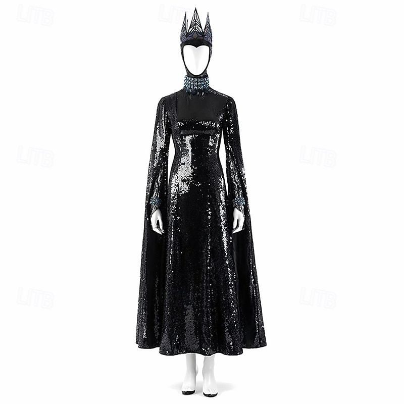 La nieve y los siete amigos La reina malvada Vestidos Disfraz de cosplay de película Disfraz de carnaval Vestirse for Mujer Adulto Víspera de Todos los Santos Carnaval Semana del Libro Fiesta 2026 - $100.99 –P1