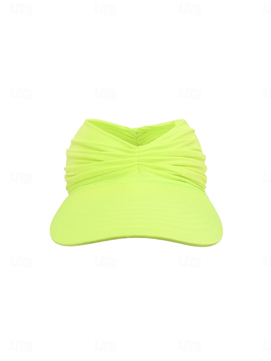 Damen Hut Sonnenhut Sonnenschutz Winddicht Täglich Outdoor Strand Einfarbig 2026 - $6.99 –P19